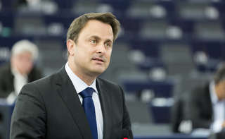Xavier Bettel devant le Parlement européen