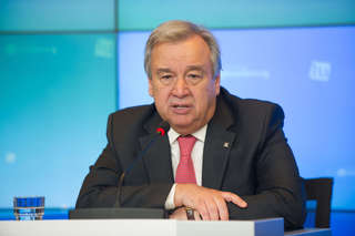 Le Haut-Commissaire des Nations unies pour les réfugiés Antonio Guterres