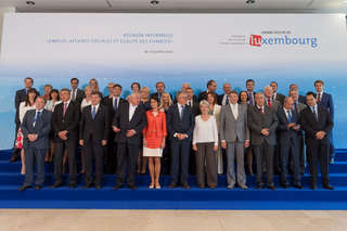 Réunion informelle des ministres de l'Emploi, des Affaires sociales et de l'Égalité des chances - Photo de famille