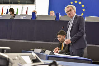 Pierre Gramegna au Parlement européen le 08 septembre 2015