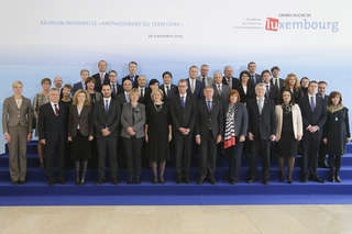 Réunion informelle des ministres de l'Aménagement du territoire - photo de famille